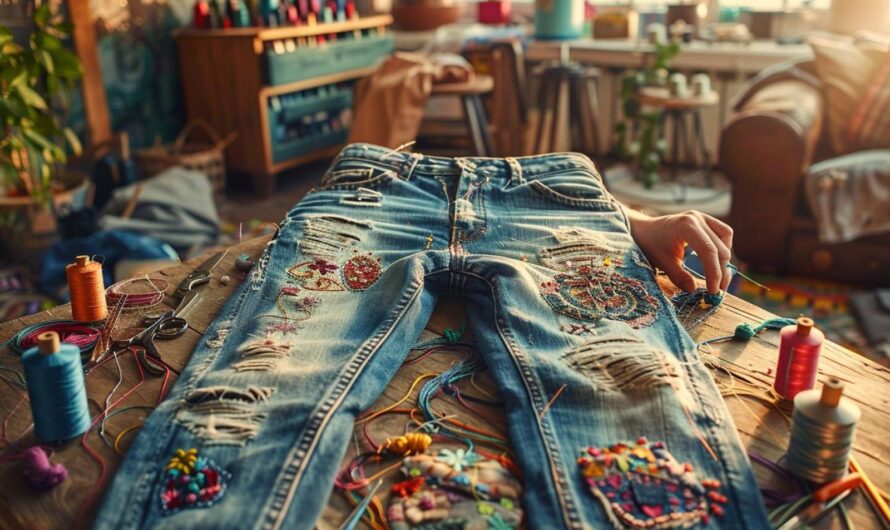 Comment donner une seconde vie à un jean usé ?