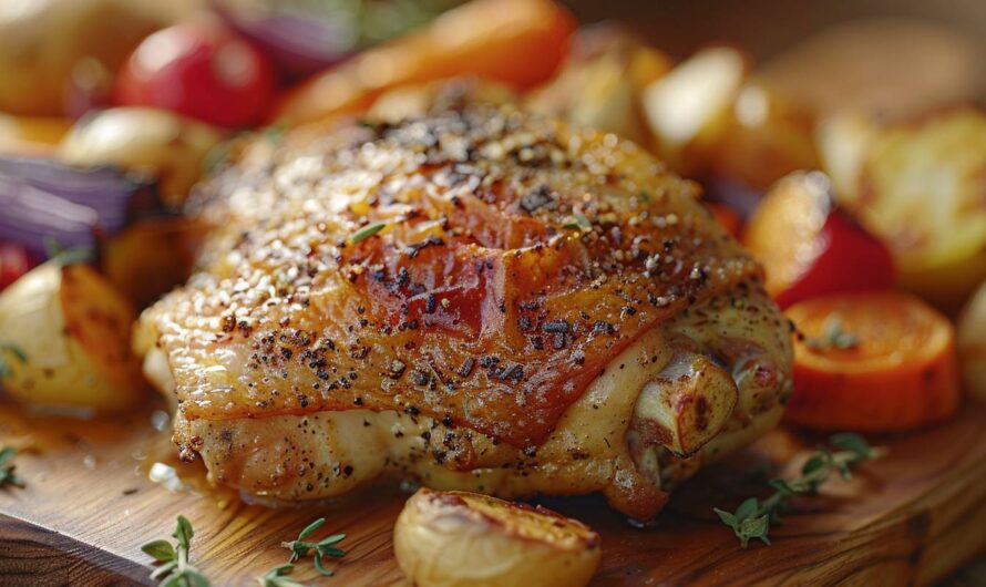 Comment préparer un délicieux haut de cuisse de poulet au four ?