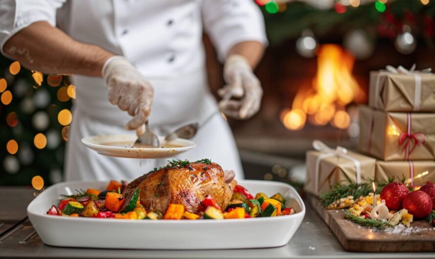 Comment se déroule la livraison d’un repas de Noël par un traiteur ?