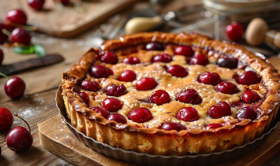 Recette clafoutis aux cerises burlat