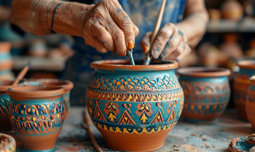 Techniques innovantes de peinture sur argile pour des créations uniques